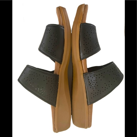 Women’s Orthopedic Low Wedge Adjustable Sandals Anti Skid Platform - Picture 3 of 5